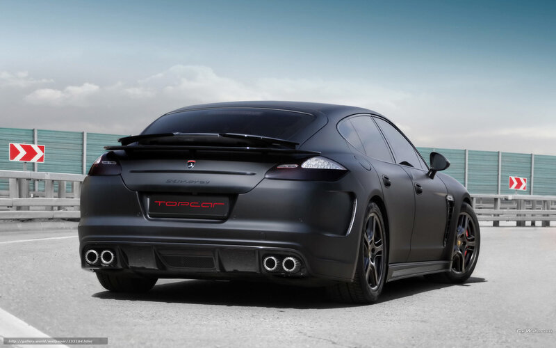 black matte sports car