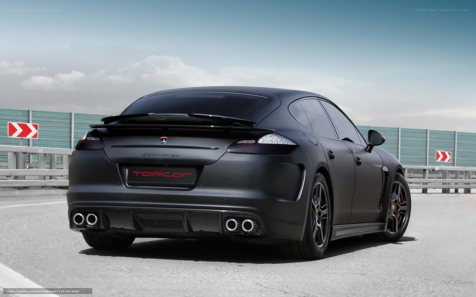 black matte sports car