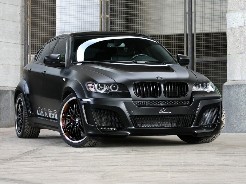 Black Matte SUV — Dramatic
