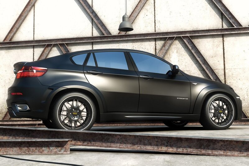 Black Matte SUV — Industrial