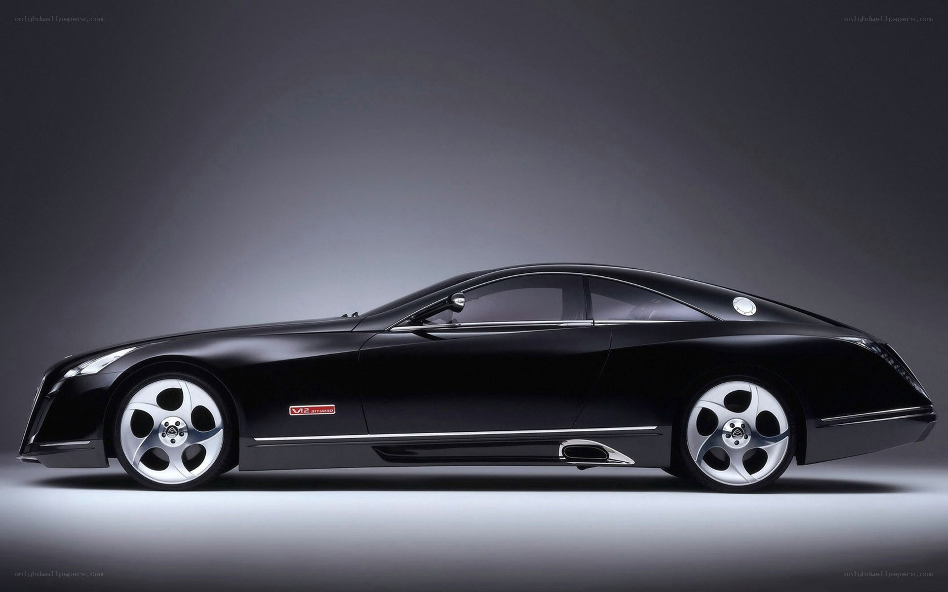 Black Maybach concept car