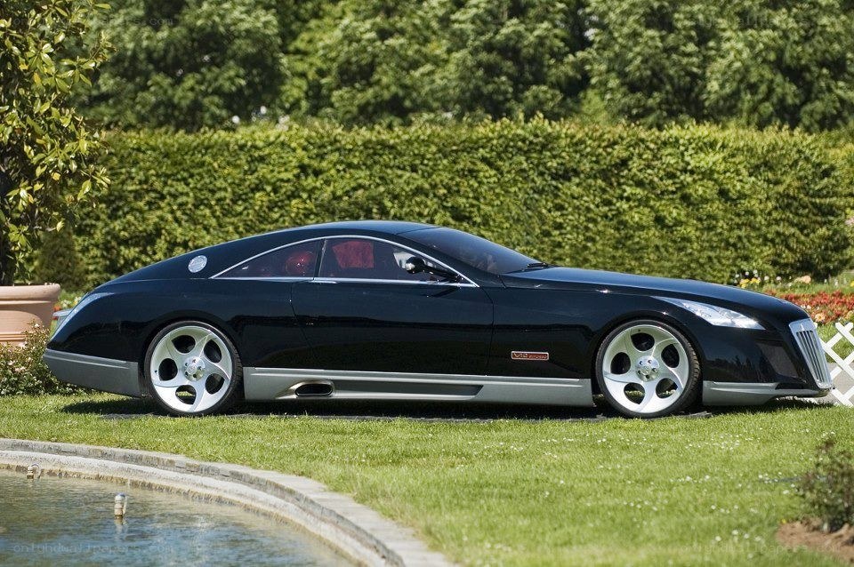 Black Maybach luxury car
