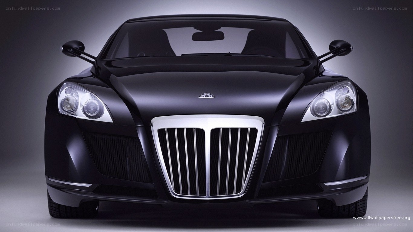 black maybach luxury car