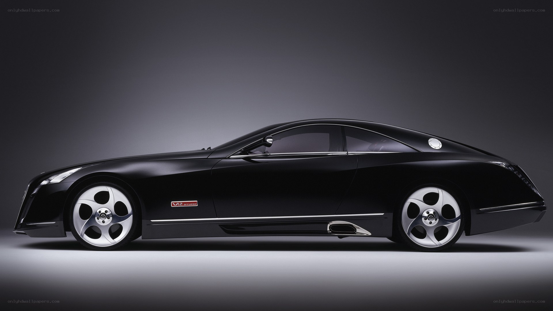 Black Maybach luxury car