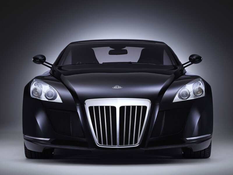 Black Maybach luxury car