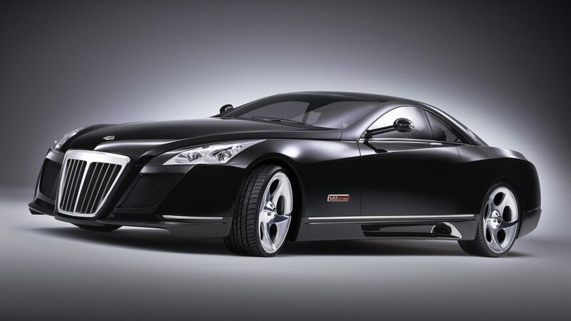 Black Maybach luxury car