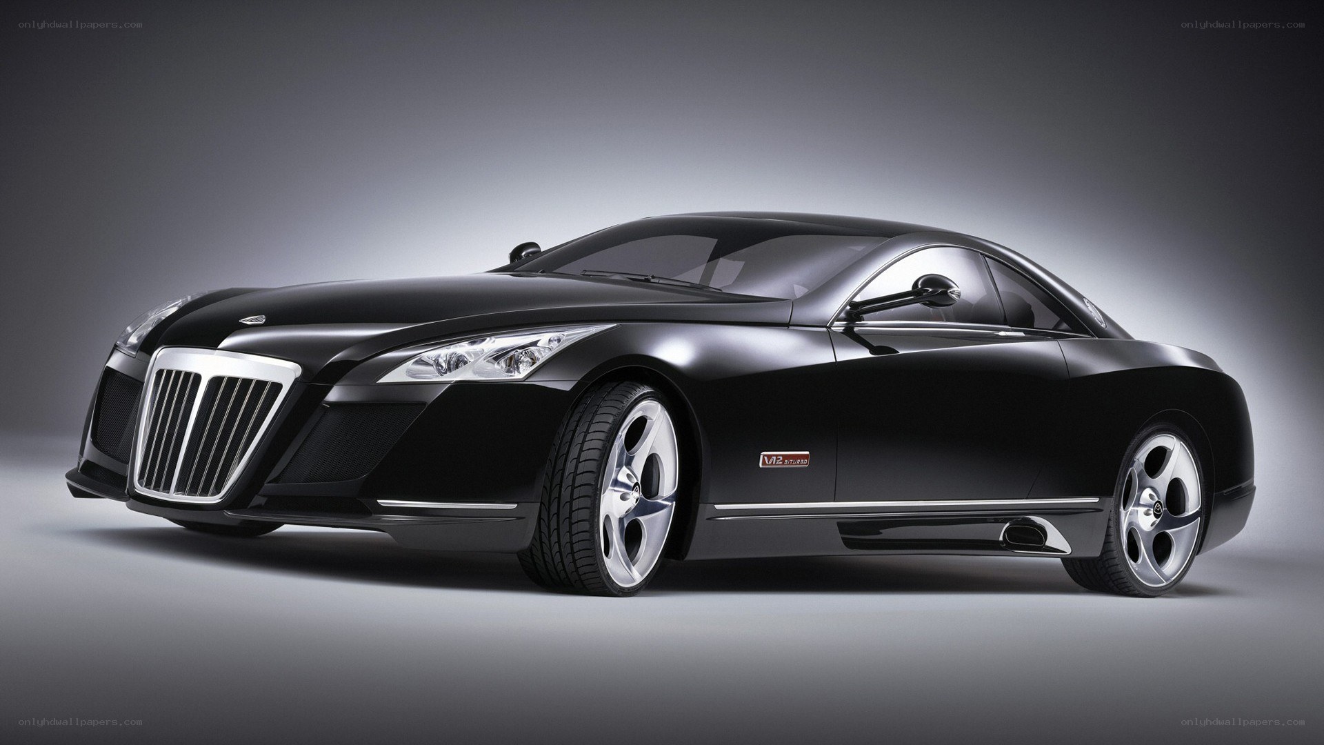 Black Maybach luxury car