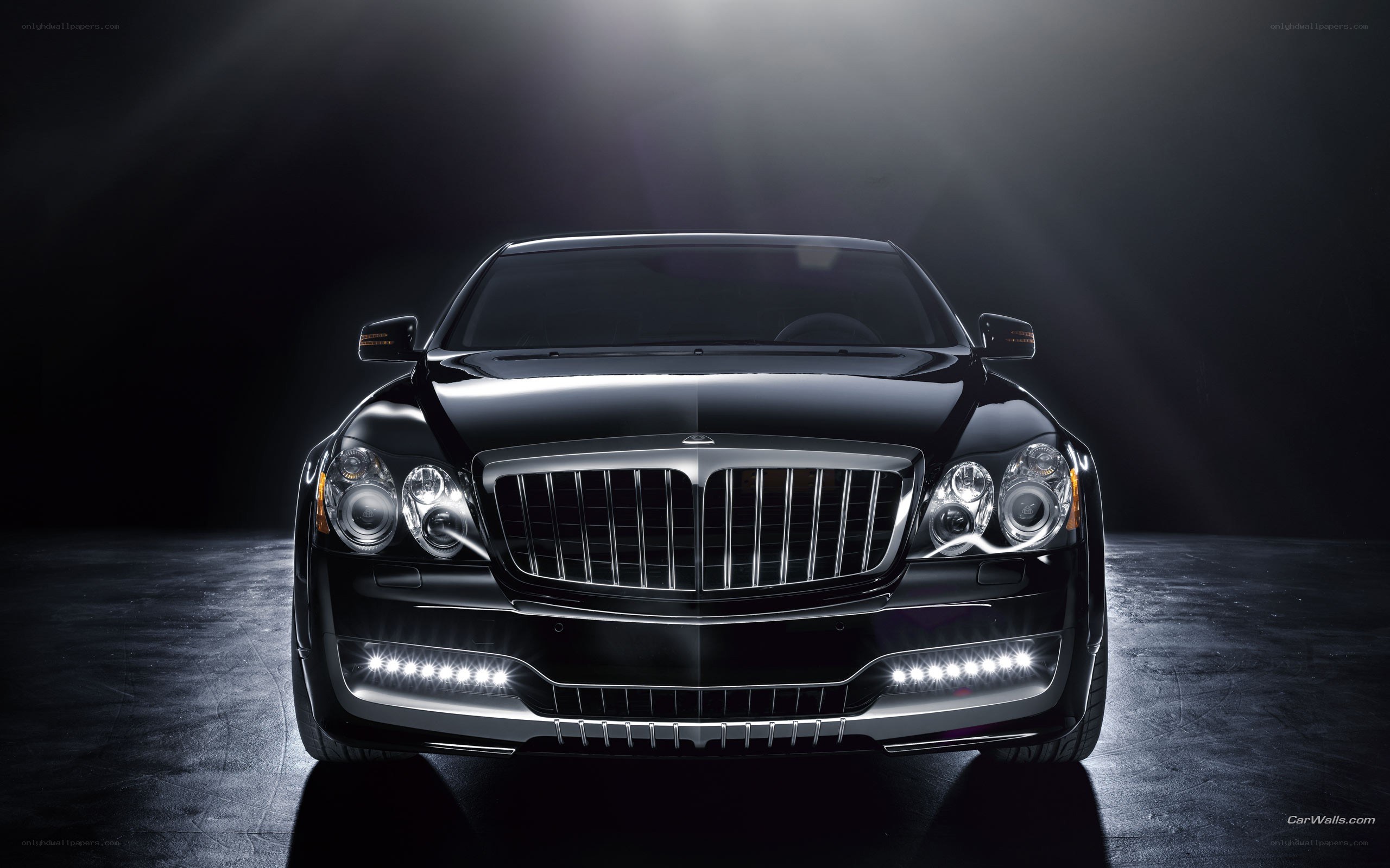 black maybach luxury car