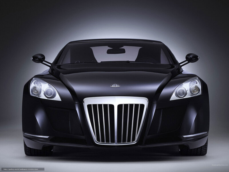 Black Maybach luxury car