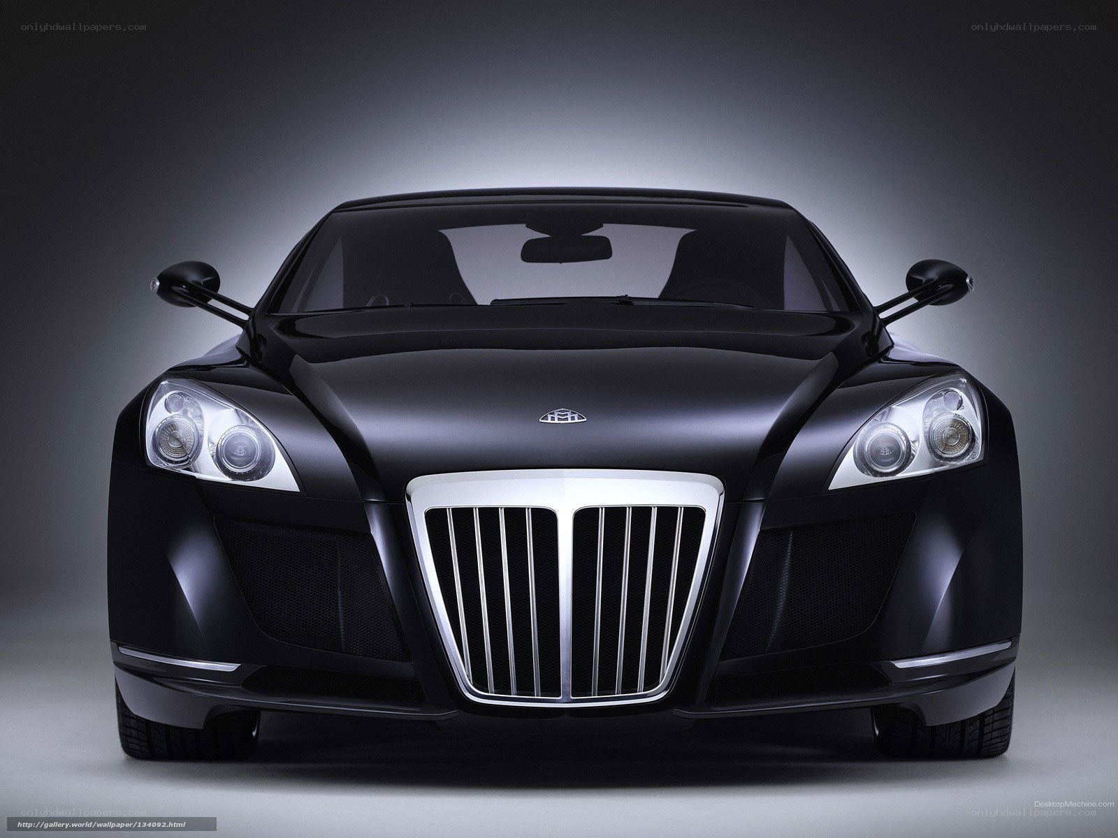 Black Maybach luxury car