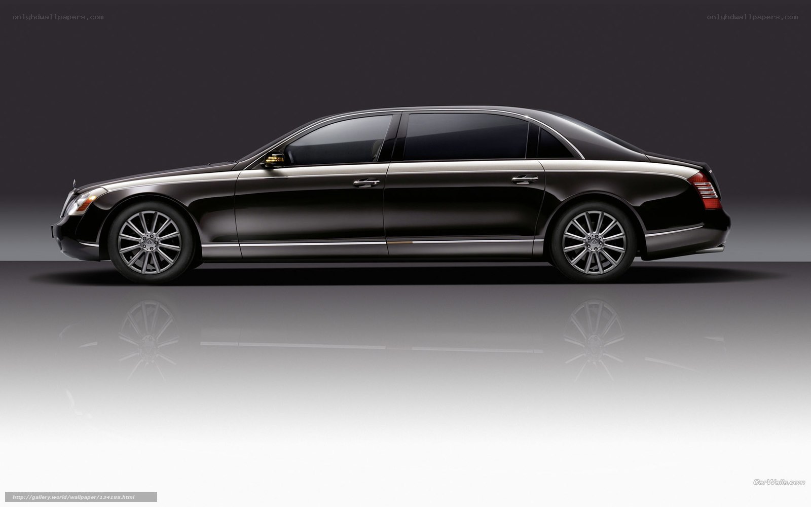 Black Maybach sedan