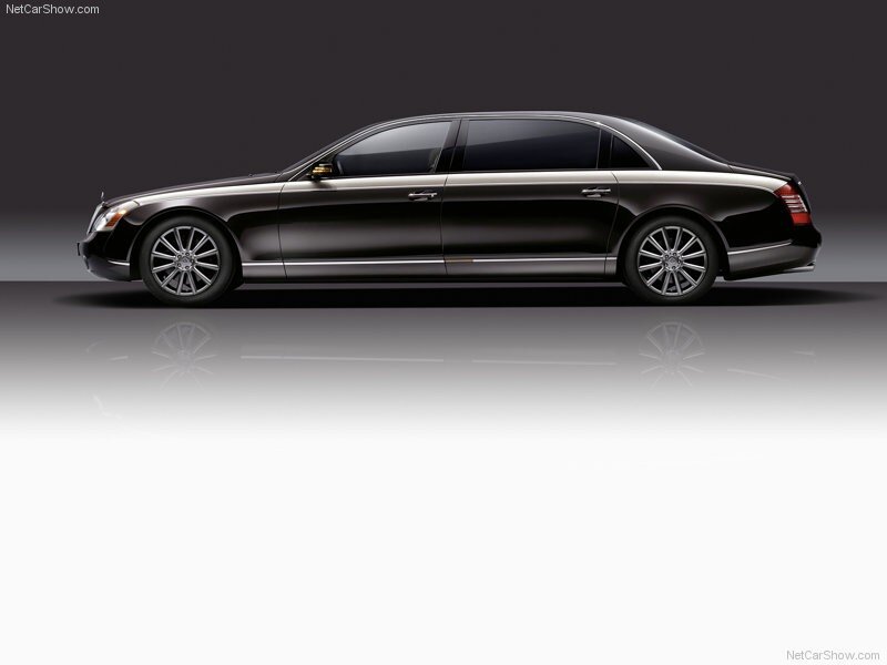 black maybach sedan
