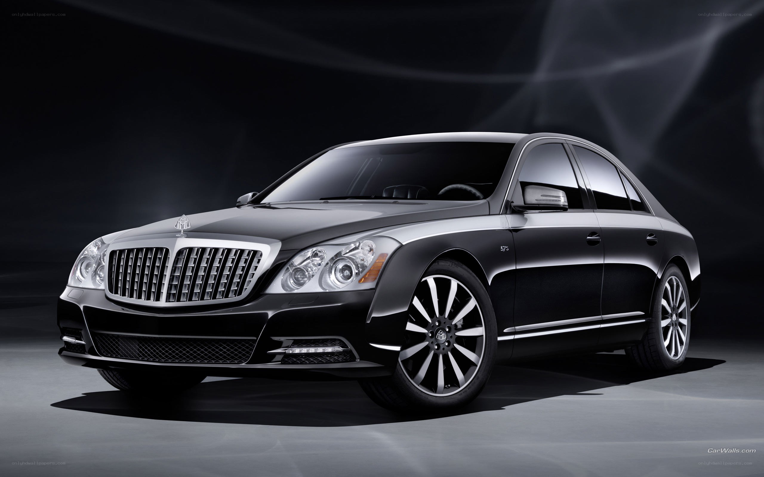 black maybach sedan