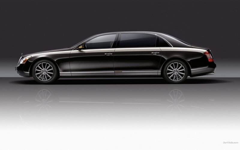 black maybach sedan