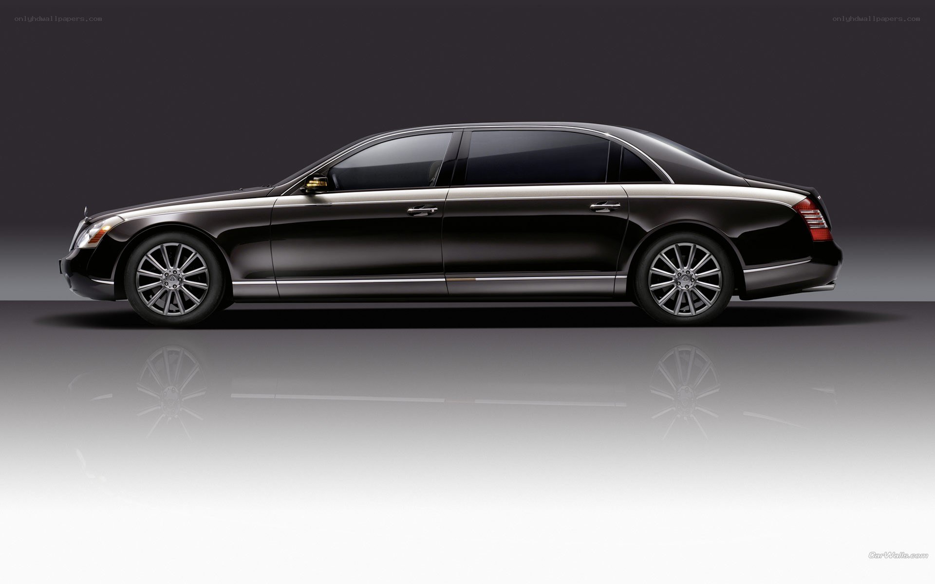 black maybach sedan