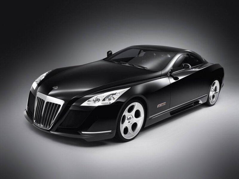 Black Maybach sports car