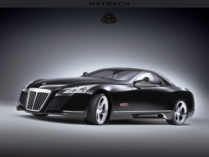 Black Maybach sports car