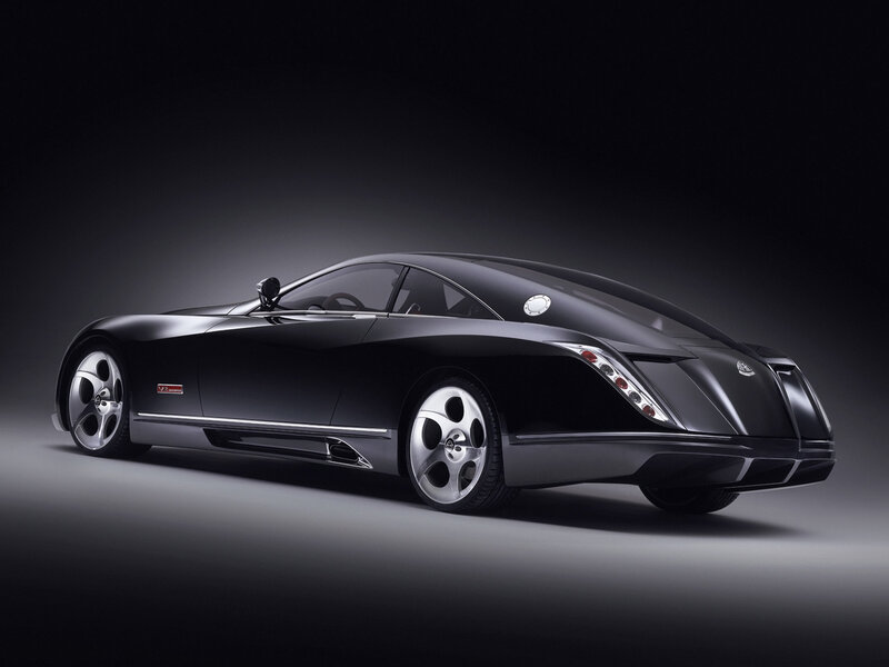 Black Maybach sports car