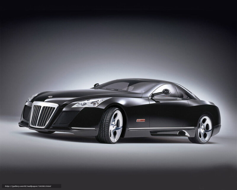 Black Maybach sports car
