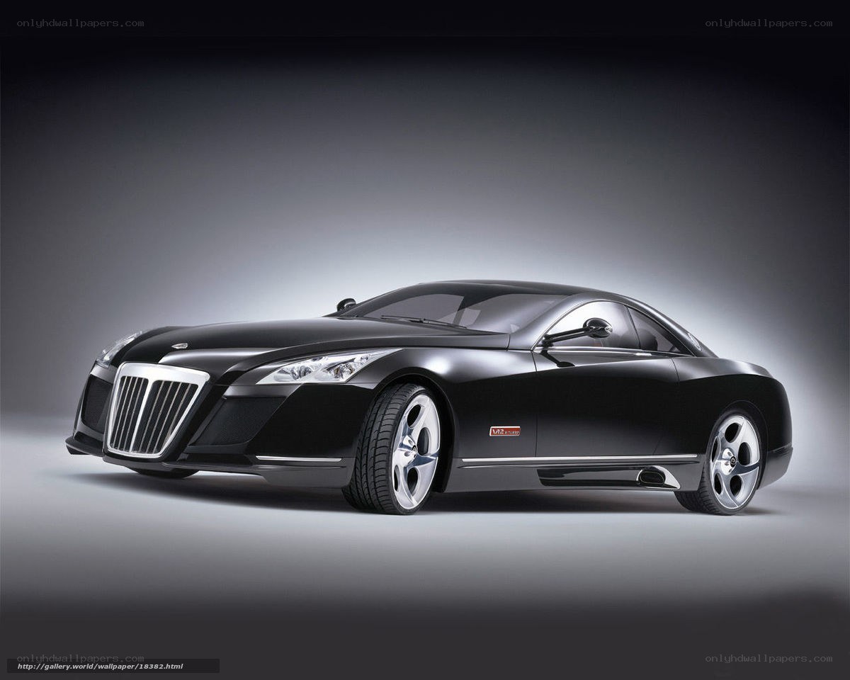 Black Maybach sports car