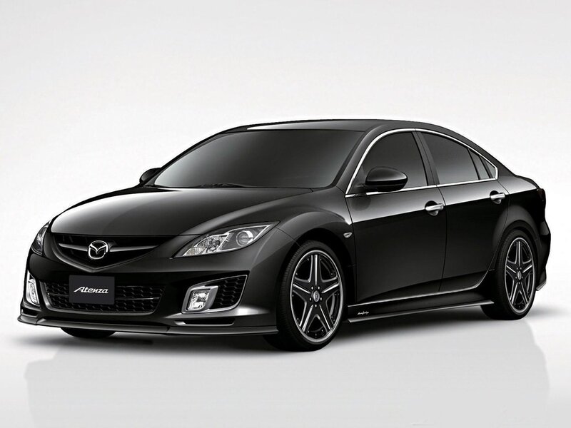 Black Mazda Atenza sedan
