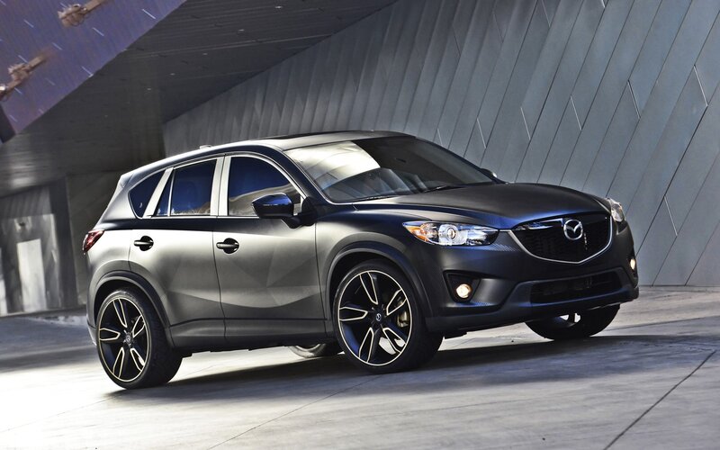 Black Mazda CX-5 concept car