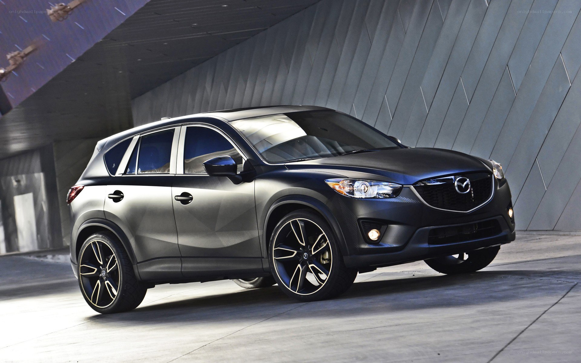 Black Mazda CX-5 concept car