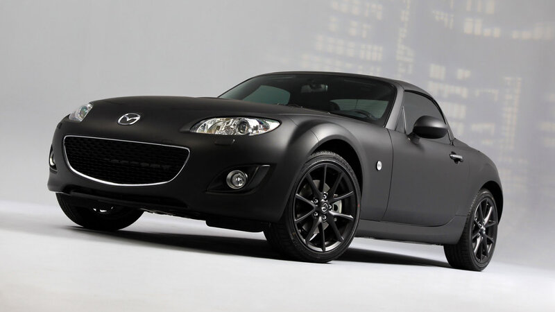 Black Mazda Miata — Neutral