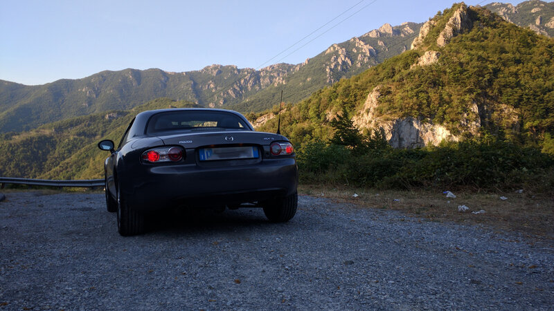 Black Mazda Mx-5 Car