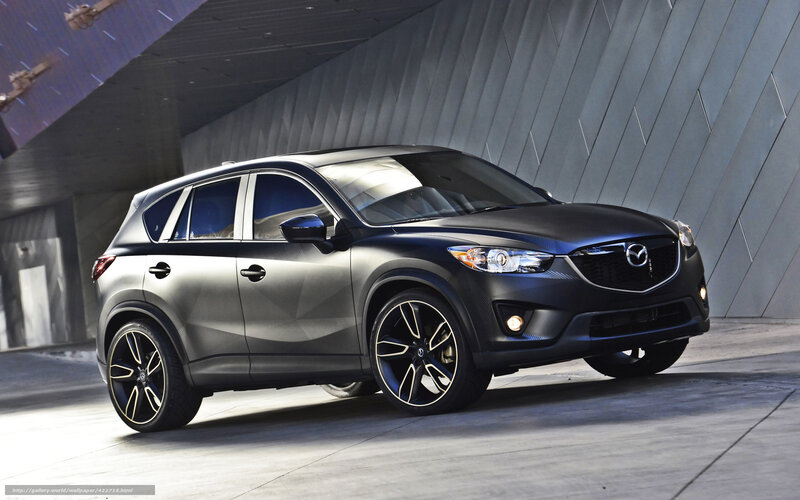Black Mazda Suv