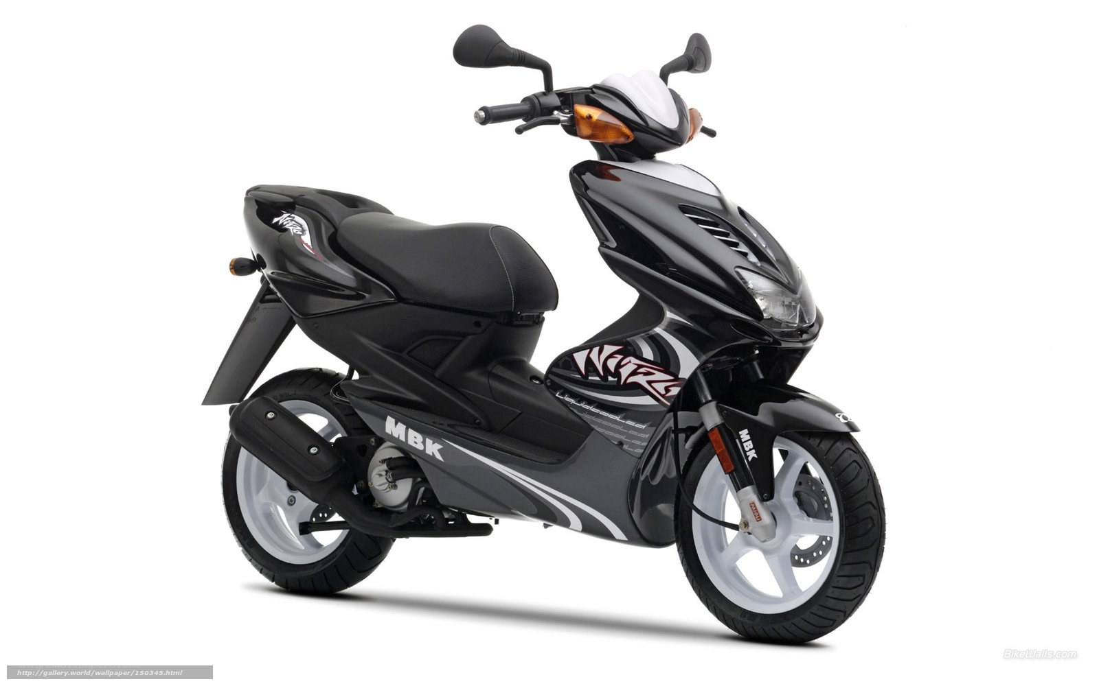 Black MBK scooter