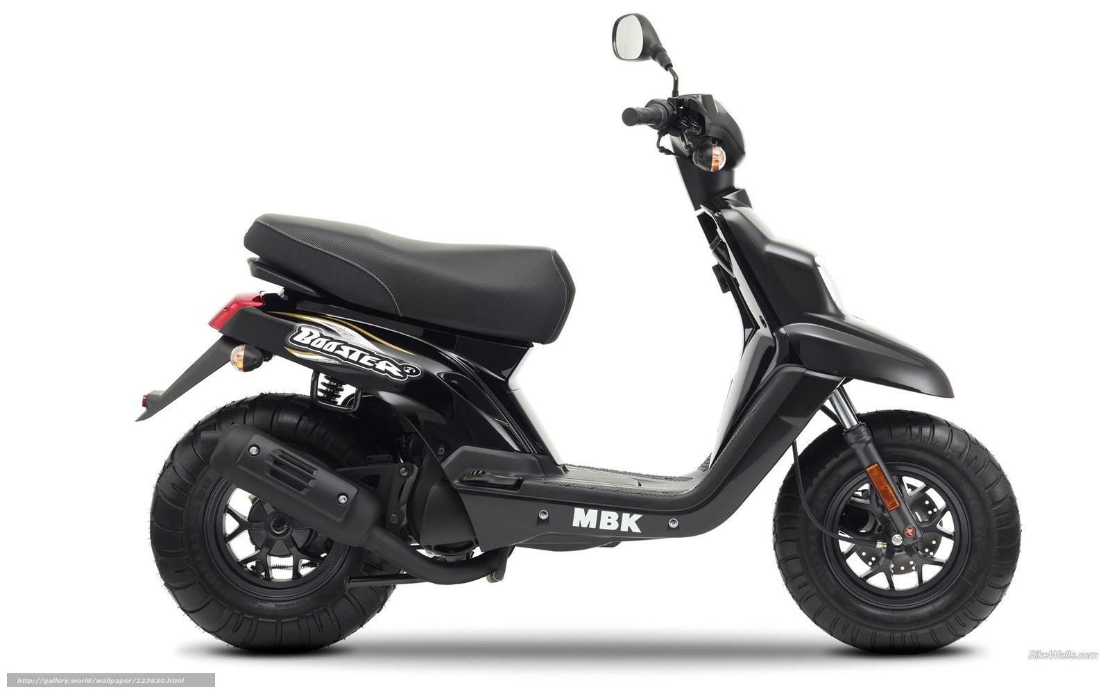 Black MBK scooter