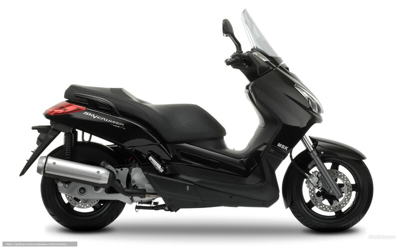 Black MBK Skycruiser scooter