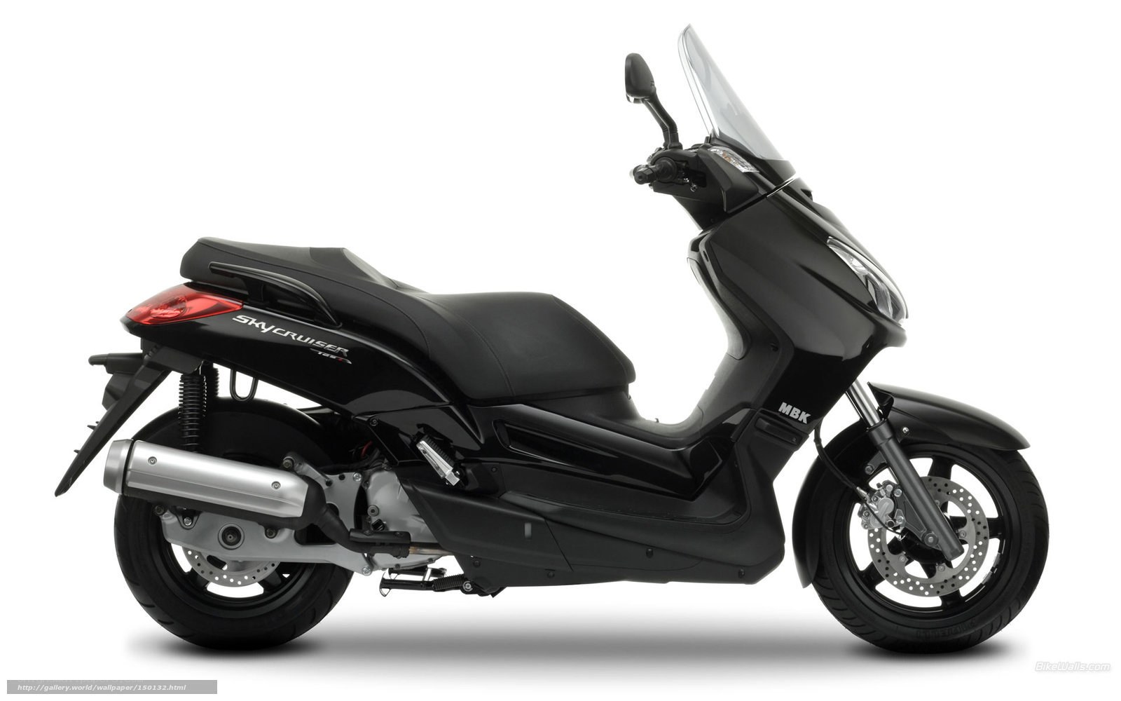 Black MBK Skycruiser scooter