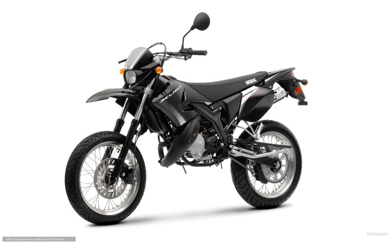 black MBK X-Limit motorcycle