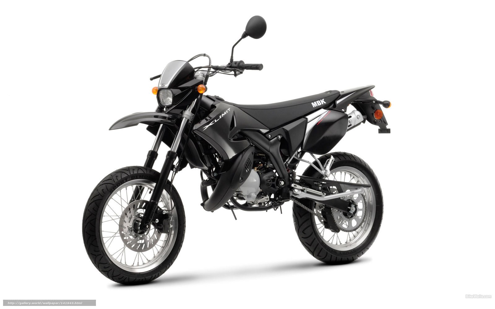 black MBK X-Limit motorcycle