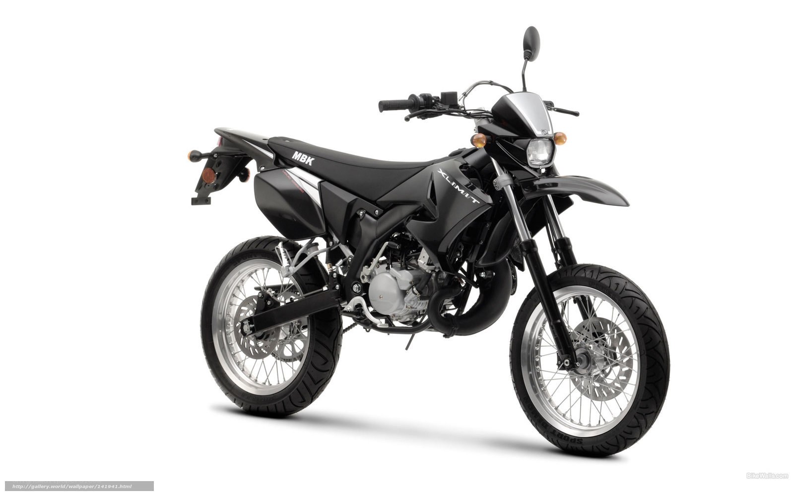 black MBK X-Limit motorcycle
