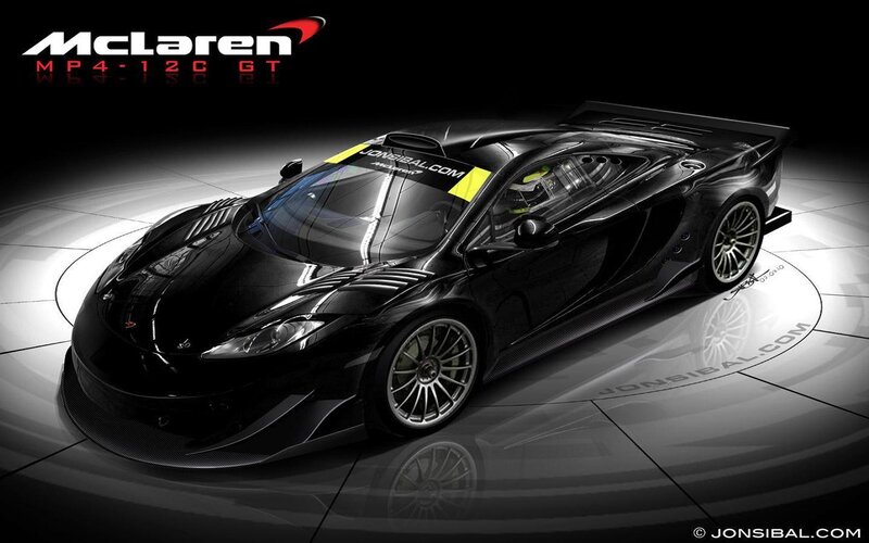 Black Mclaren Race Car