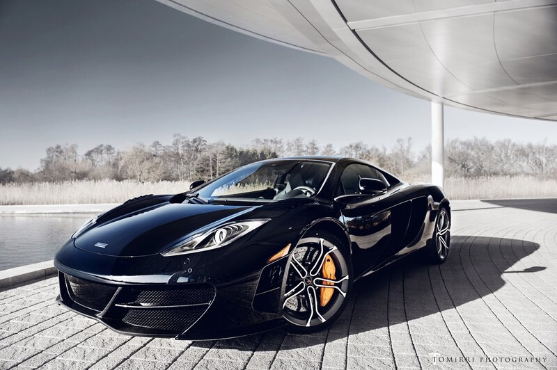 Black McLaren sports car