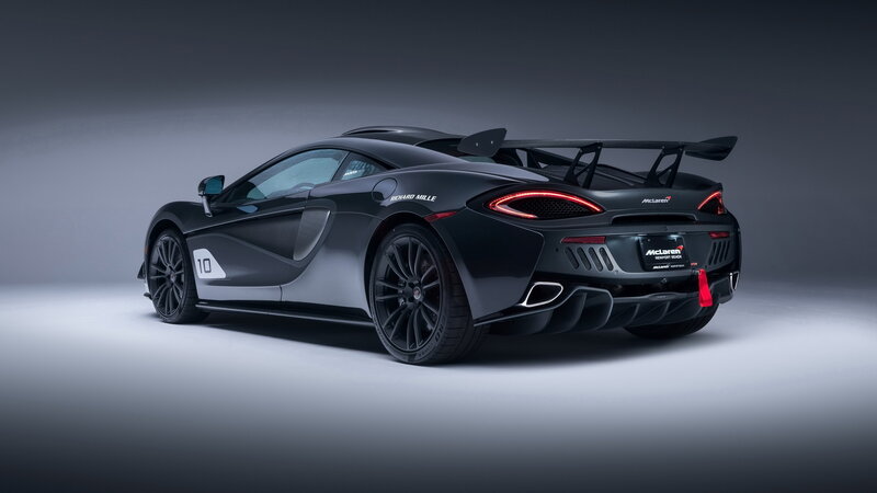 Black Mclaren Sports Car — Dramatic, Photograph, Rear Wing