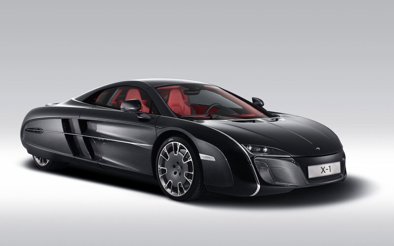 Black McLaren X-1 sports car