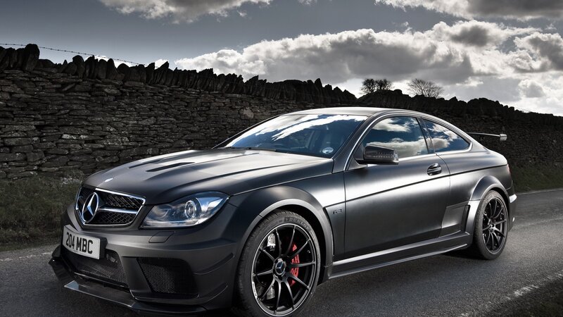 Black Mercedes-AMG C63 Coupe