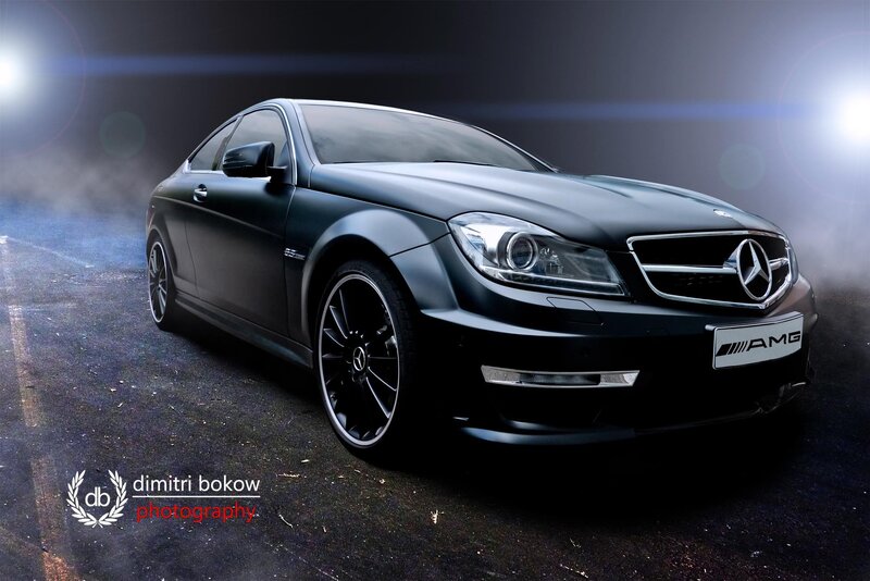 Black Mercedes-AMG C63
