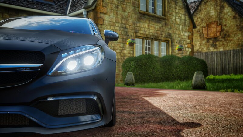 Black Mercedes-AMG Car