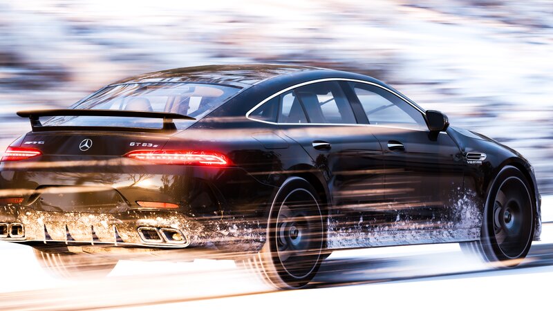 Black Mercedes-AMG GT63 S