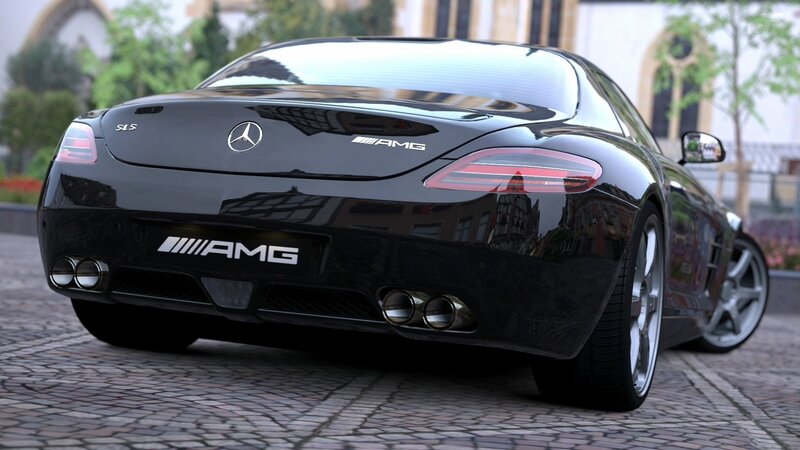 Black Mercedes-amg Sls — Calm