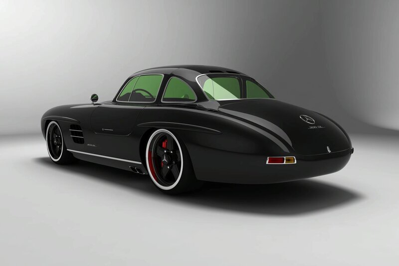 Black Mercedes-Benz 300 SL