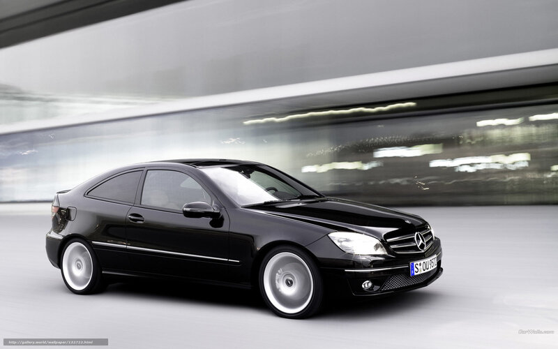 Black Mercedes-Benz C-Class Coupe