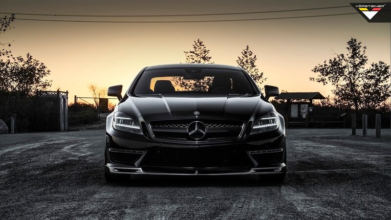Black Mercedes-benz Car — Dramatic, Sunset, Photograph