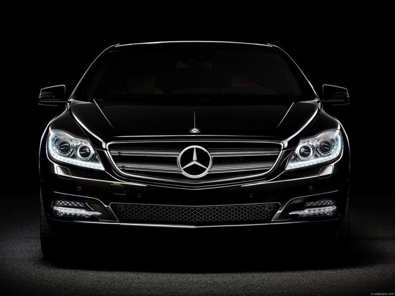 Black Mercedes-benz Car — Dramatic